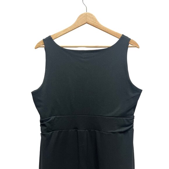 Eddie Bauer Black Aster Comfortable Crossover Dress - Picture 6 of 8